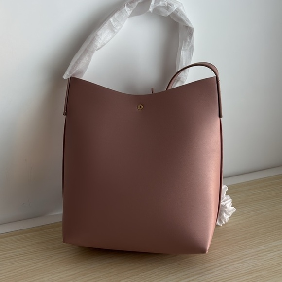 ANTHROPOLOGIE SAMARA Soft vegan leather in a muted Peony hue - Picture 7 of 9